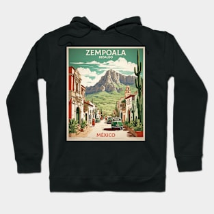 Zempoala Hidalgo Mexico Vintage Tourism Travel Hoodie